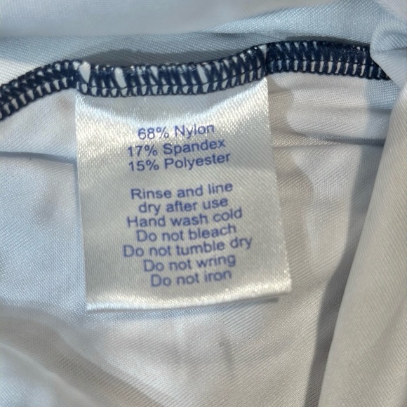 NWOT Southern Tide Seersucker Zip Front One-Piece - Picture 13 of 13